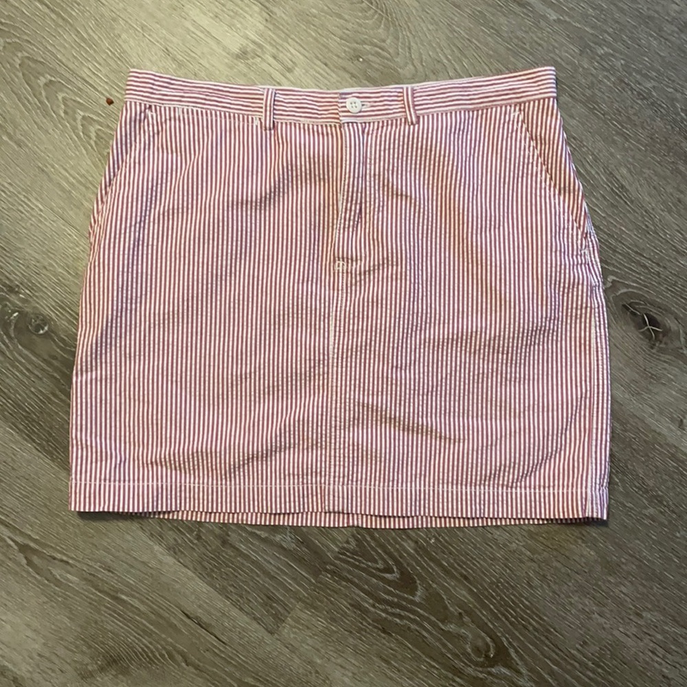 Maroon pin stripe Ralph Lauren skirt